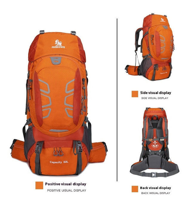 Mochila para montañismo al aire libre, súper ligera y de gran capacidad.