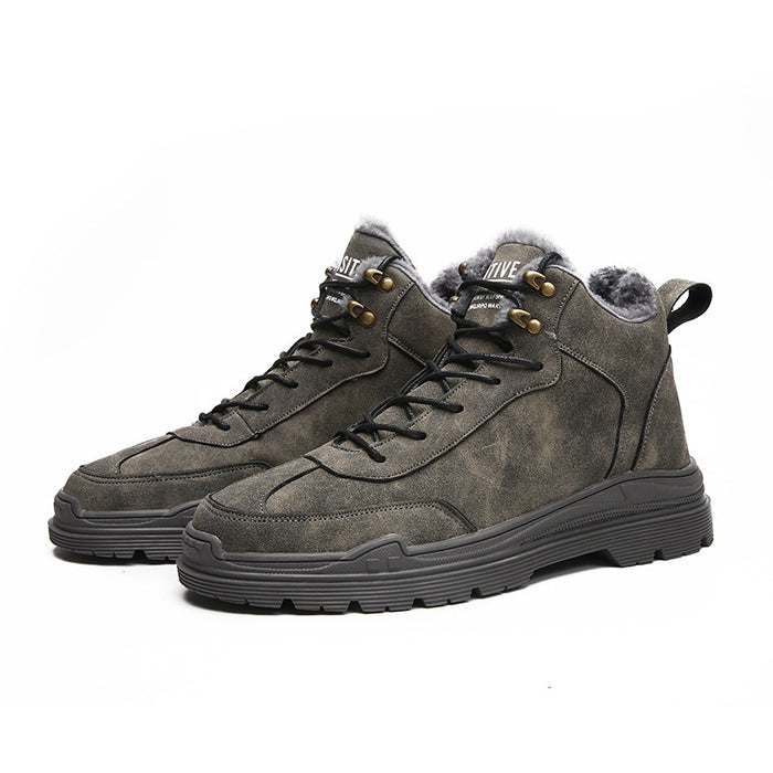 Winter Fleece Warm Outdoor Martin Boots