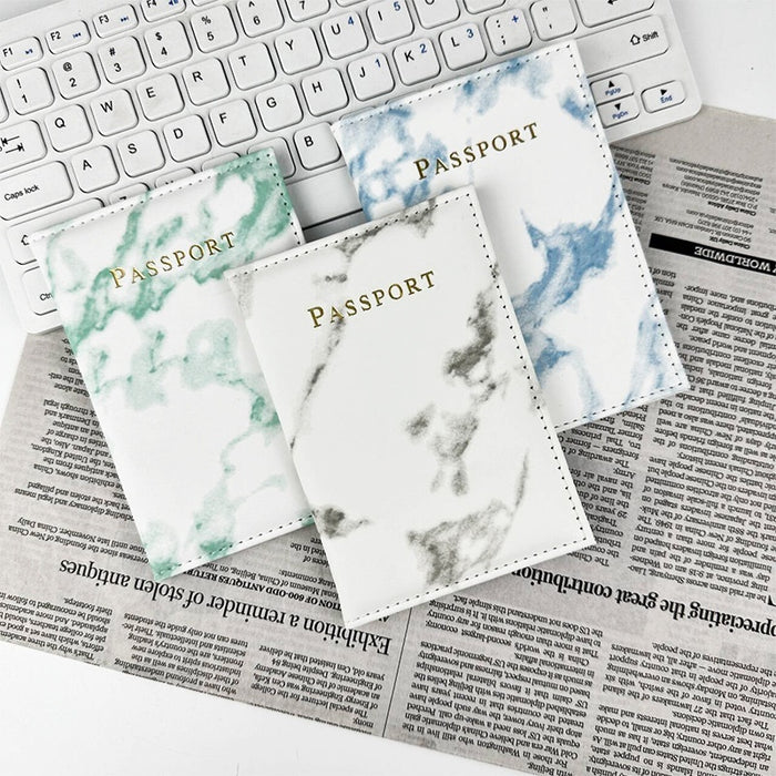 Marbling Passport Cover Multifunctional
