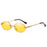 Metal Frame Oval Punk Multicolor Colorful Sun Glasses