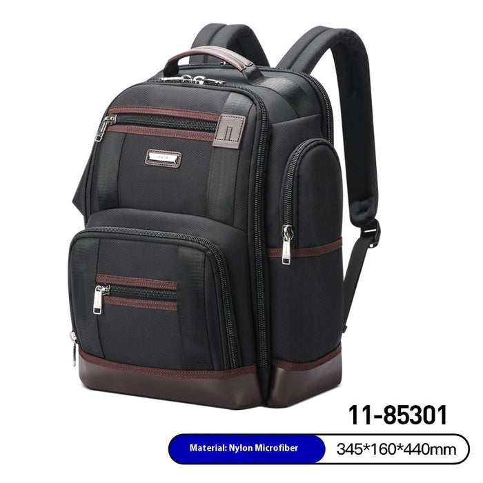 Mochila escolar multibolsillos de gran capacidad, multifuncional, de tela Oxford, para viaje y portátil