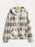 Fashionable Casual Zip-up Plush Hoodie With Long Sleeves