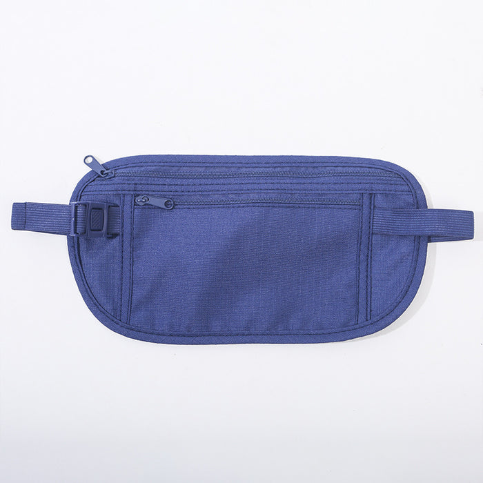 Invisible Thin Passport Burglar-proof Next To The Skin Waist Bag