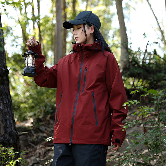 Hooded Long Sleeve Windproof Waterproof Travel To Tibet Breathable Jacket