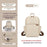 Simple Canvas Travel Large Capacity Women's Backpack