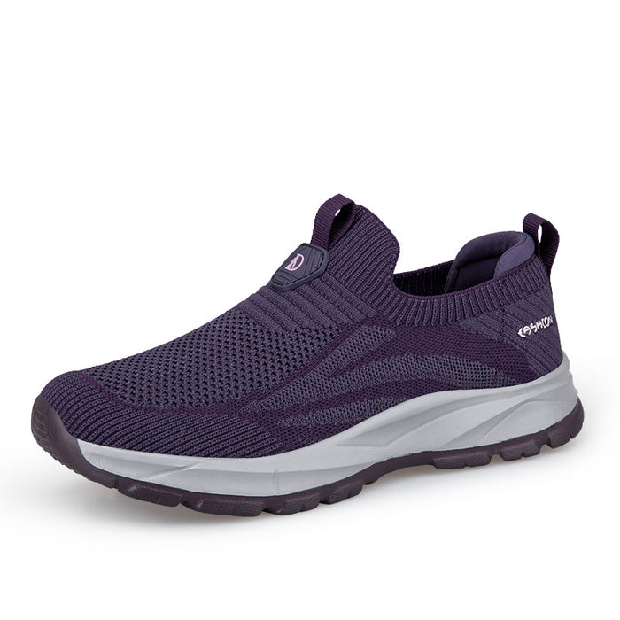 Chaussures d'été pour les vieux sportifs de marche élargie