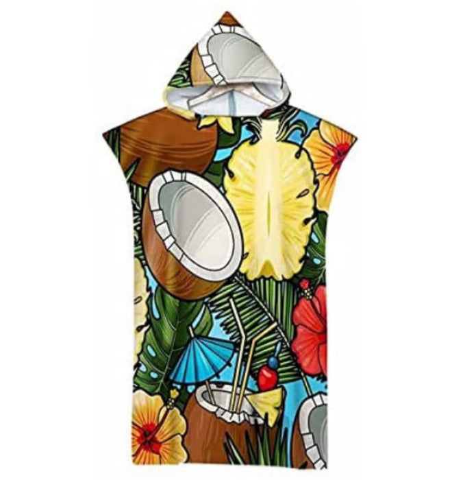 Beach Swimming Printing Wearable Pattern Bath Towel