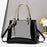 Fashionable Patent Leather Glossy Handbag Large-Capacity Casual Shoulder Crossbody Bag