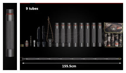 Bâton de marche multifonctionnel pour la randonnée et le camping, idéal pour la défense en extérieur et la pratique du sport en plein air.