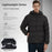 Hooded Cotton Jacket Men's Warm Quilted Jacket