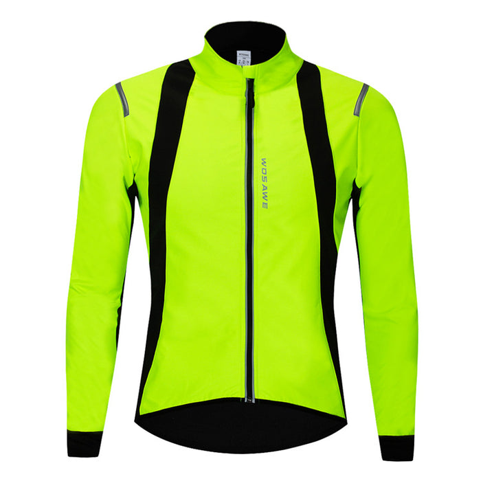 Veste de cyclisme en polaire thermique softshell