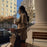 British-style Patchwork Fake Two-Piece Cinched Cloak Trench Coat For Women