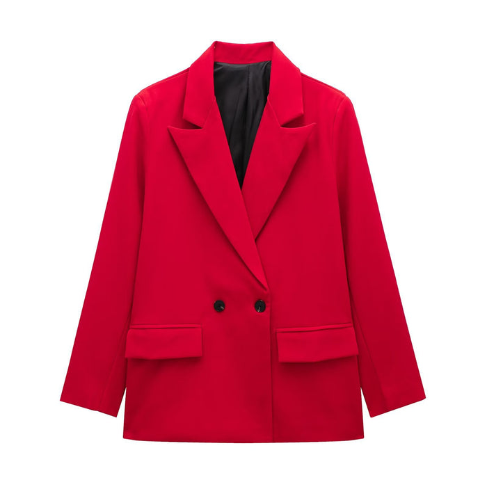 Blazer croisé décontracté d'été