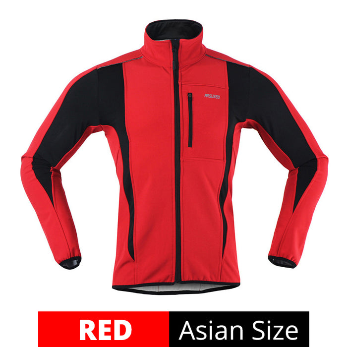 Fleece warm three layer cycling Coat Jacket Top
