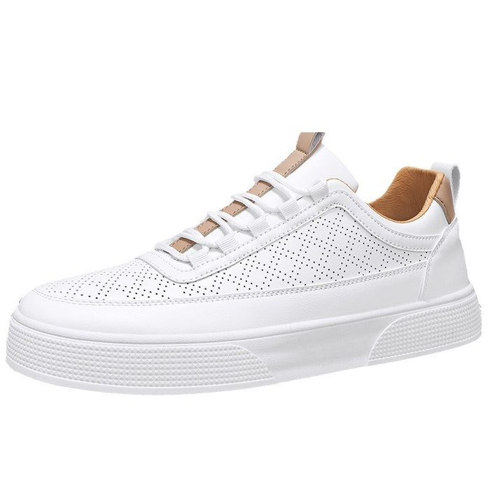 Zapatillas deportivas informales con cordones y suela gruesa