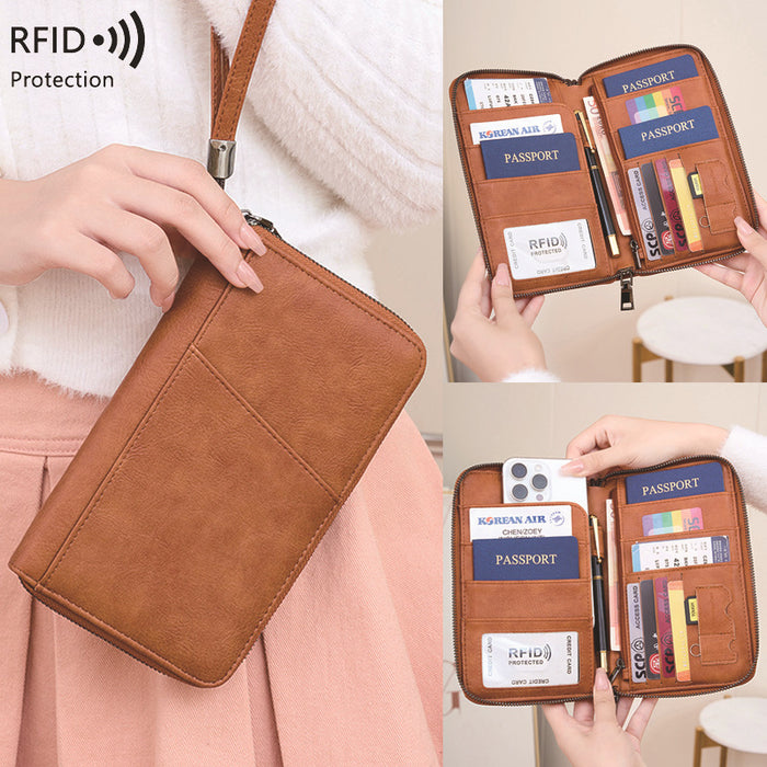 Fashion Personality And Versatility Passport Wallet