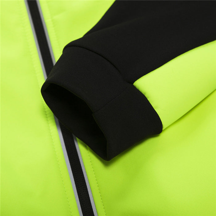 Veste de cyclisme en polaire thermique softshell