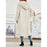 Fashion Long Solid Color Long Sleeve Hooded Wool Women's Coat