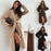 Manteau long en laine à revers et cravate à manches longues de couleur unie simple pour femmes, automne et hiver