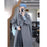 Womens Stylish Mid-length Gray Wool Coat