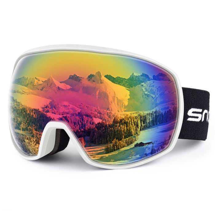 Nuevas gafas de esquí antivaho de doble capa, gafas de esquí de montaña, gafas de nieve para hombres y mujeres con tarjeta de miopía.