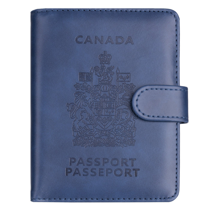 Buckle Canadian Anti-magnetic Passport Cover