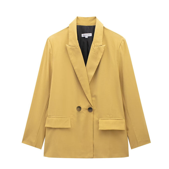 Blazer croisé décontracté d'été