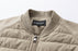 Baseball Collar Color-blocked Cotton-padded Jacket For Men
