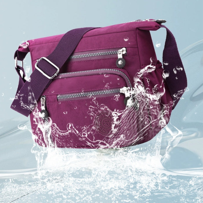 Sac bandoulière tendance grande capacité, décontracté et léger, idéal pour les voyages.