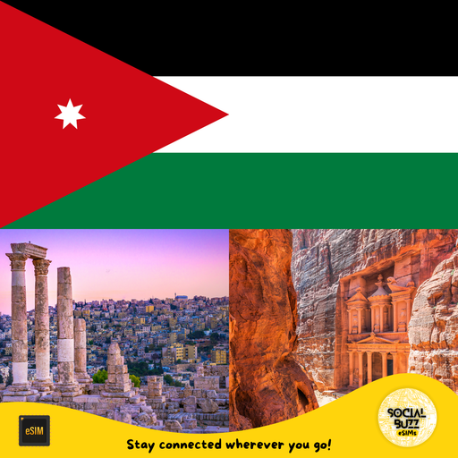 Plan de datos Internet eSIM Jordania