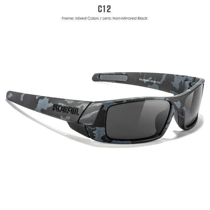 Nouvelles lunettes de soleil polarisées carrées pour sports de plein air, protection oculaire polyvalente, lunettes de soleil colorées