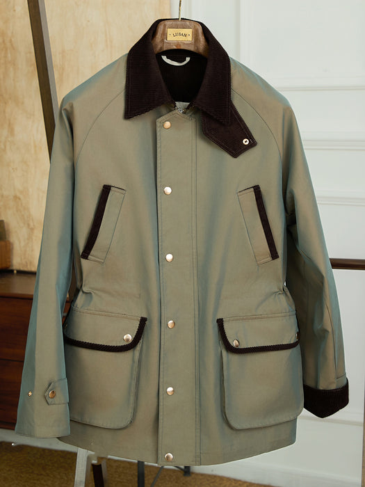Chaqueta vintage impermeable para exteriores