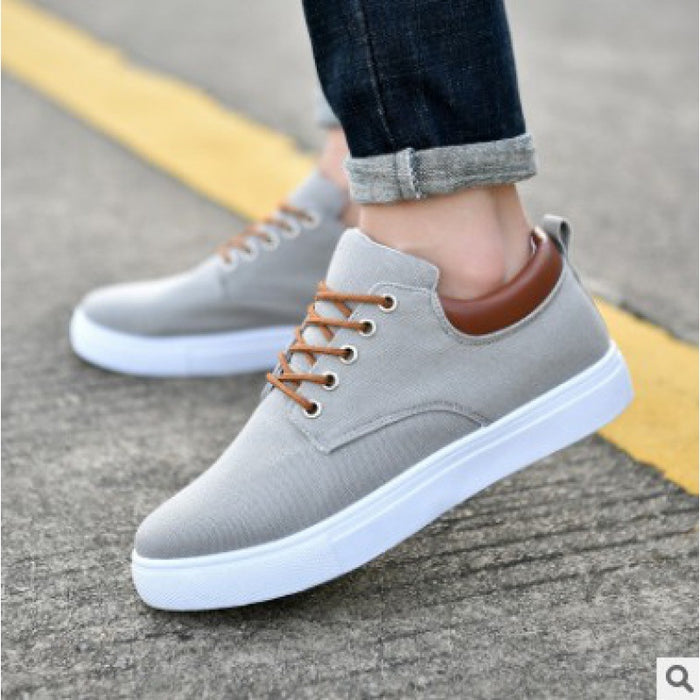 Korean Breathable Men's Casual Canvas Sport Shoes Sneakers