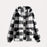 Fashionable Casual Zip-up Plush Hoodie With Long Sleeves