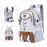 Fashion Individual Casual Oxford Cloth Backpack