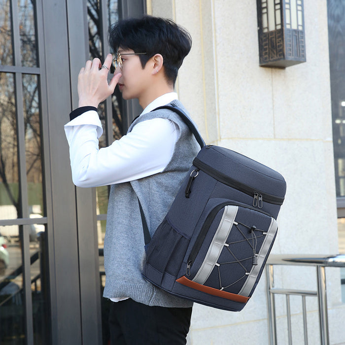 Camping Multifunctional Picnic Backpack Thick Aluminum Foil Big Ice Bag