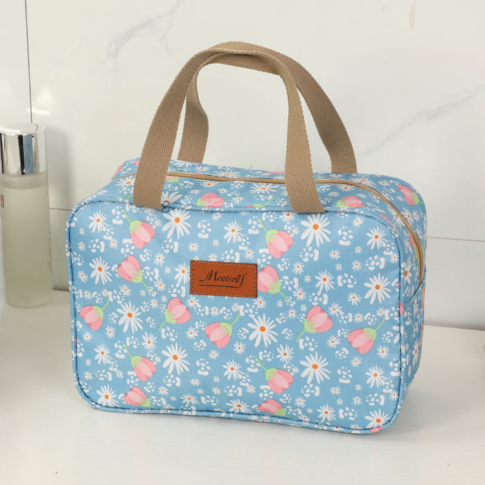 Trousse de Toilette de Voyage et d'Extérieur Portable et Grande Capacité