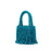 New Dual-color Amber Acrylic Cat-eye Bead Pure Hand-braided Bag