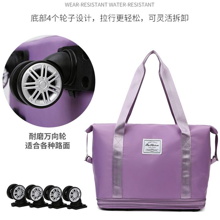 Sac de voyage grande capacité avec roues multidirectionnelles
