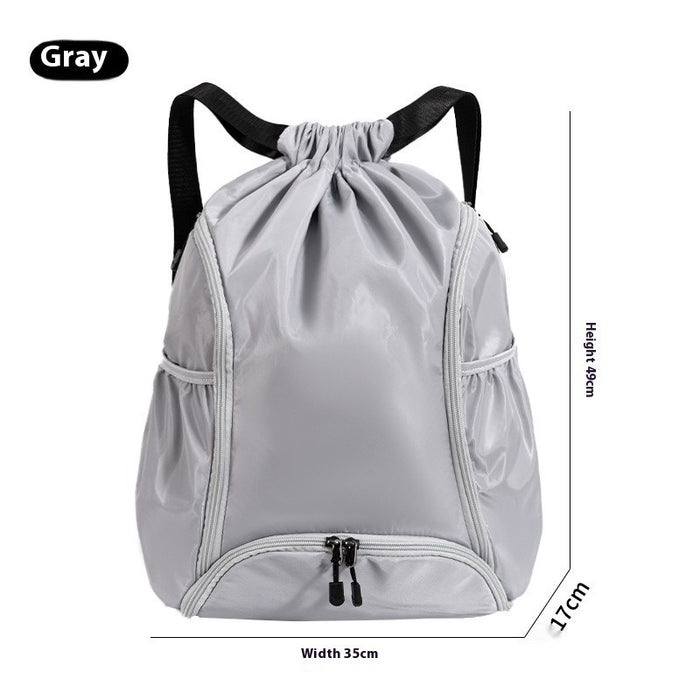 Large Capacity Sports Backpack Multifunctional Training Fitness Drawstring Bag