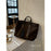 Sac fourre-tout vintage en daim grande capacité
