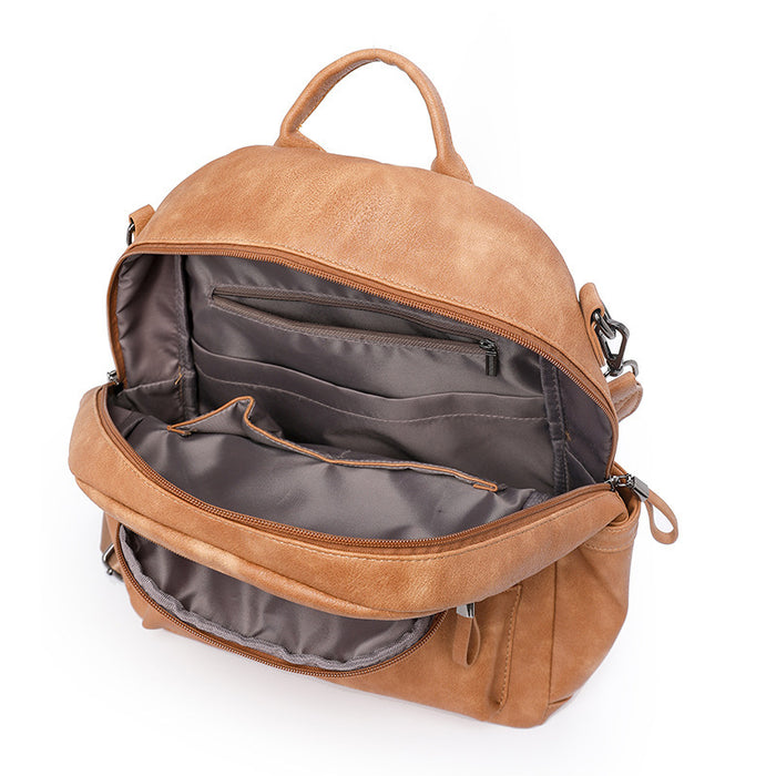 Lightweight Girls' Travel Backpack Large Capacity Retro