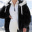 Autumn And Winter Loose Plush Zipper Hooded Jacket