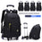 Sac à roulettes étudiant à six roues grande capacité et tendance