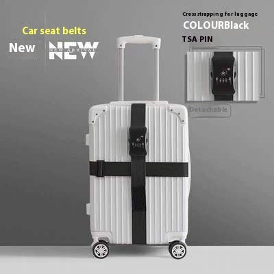 Sangle de valise avec verrouillage par mot de passe pour chariot de voyage