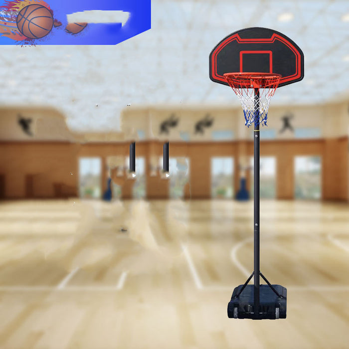 Canasta de baloncesto móvil de elevación para exteriores para adolescentes y niños.