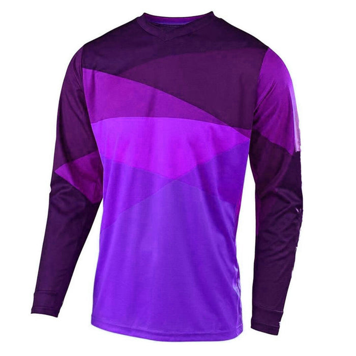 Chaqueta de ciclismo de montaña para hombre, camiseta de manga larga para motociclismo todoterreno