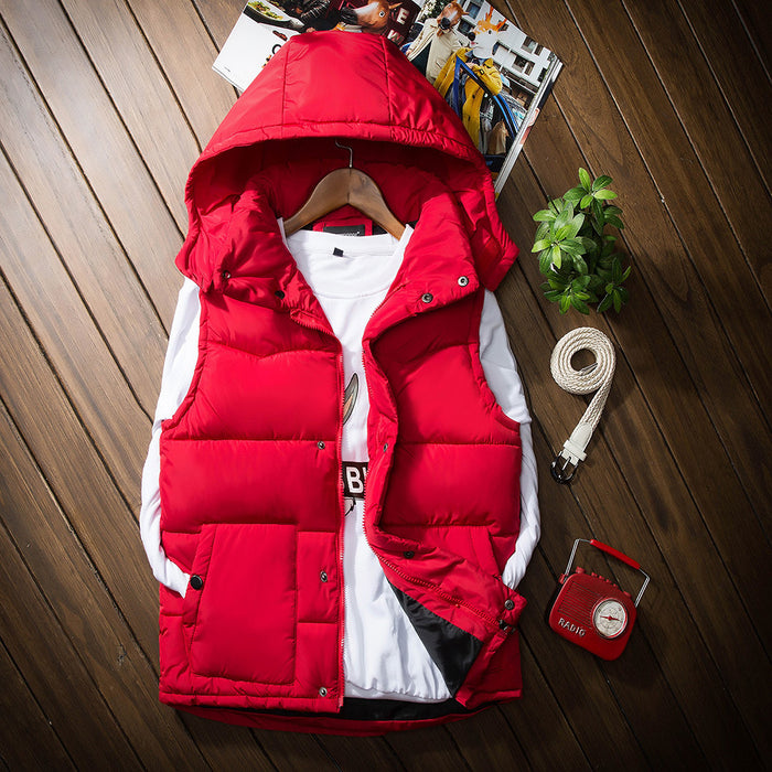 Autumn And Winter New Couple Down Cotton Men's Vest Sleeveless Jacket