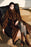 Mink-textured Three-dimensional Silhouette Belt Eco-fur Coat