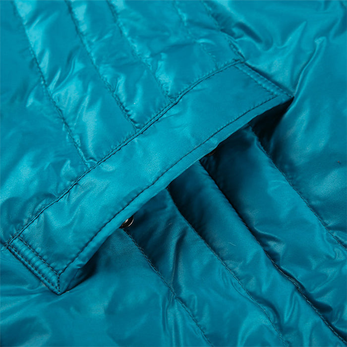 Down Jacket Women's Winter Fashion White Duck Down A- Line Plus Size Lightweight Thermal Turtleneck Down Jacket One Piece Dropshipping